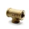 Thrifco Plumbing 3/4 X 3/4 X 1/2 Red Brass Tee 5317073 - alternate 1